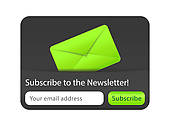 Newsletter signup green